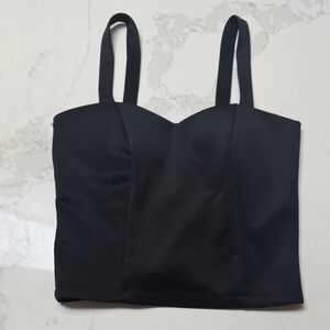 Black Women's Crop Top